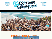 Tablet Screenshot of extremeadventures.com.au